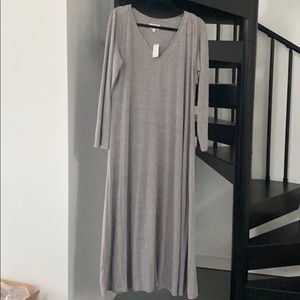 Gray stretch Aline dress